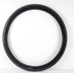 50mm Deep Carbon 700C 25mm Wide U Shape Road Rim Clincher With/no Basalt Braking Surface [GTL-R50CF-C25]