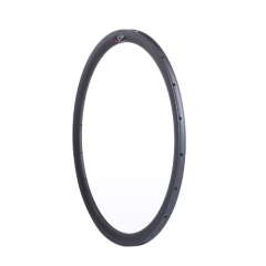 Wider U Shape Carbon Road Bike 38mm Deep Rim Tubular 700C with/no Basalt Braking Surface [GTL-R38CF-T25]